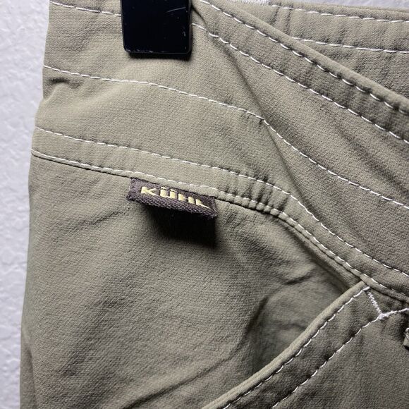 Kuhl Mens Kargo Cargo Shorts Stretch SZ 32 Green - Picture 3 of 16